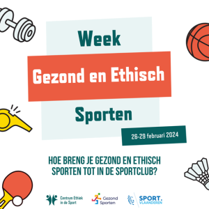 Week gezond en ethisch sporten